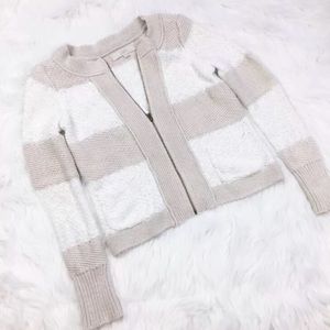 Ann Taylor Loft Jacket/Sweater Cotton
